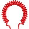Аудио кабель Usams US-SJ256 Spring (1.2m) Червоний (22847)