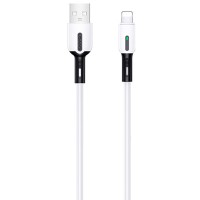 Дата кабель Usams US-SJ431 U51 Silicone USB to Lightning (1m) Белый (22848)