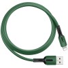 Дата кабель Usams US-SJ431 U51 Silicone USB to Lightning (1m) Зелёный (23667)