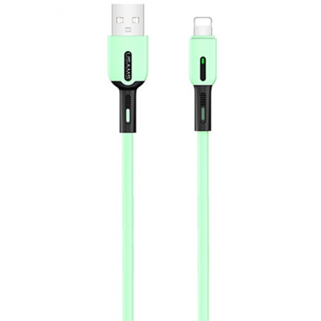 Дата кабель Usams US-SJ431 U51 Silicone USB to Lightning (1m) Мятный (23668)
