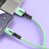 Дата кабель Usams US-SJ431 U51 Silicone USB to Lightning (1m) М'ятний (23668)