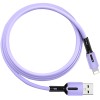 Дата кабель Usams US-SJ431 U51 Silicone USB to Lightning (1m) Фіолетовий (22849)
