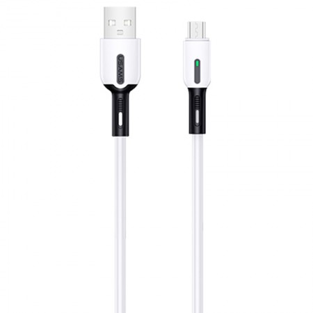 Дата кабель Usams US-SJ432 U51 Silicone USB to Micro USB (1m) Білий (22850)