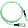 Дата кабель Usams US-SJ432 U51 Silicone USB to Micro USB (1m) М'ятний (14057)