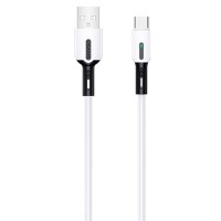 Дата кабель Usams US-SJ433 U51 Silicone USB to Type-C (1m) Белый (22852)