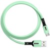 Дата кабель Usams US-SJ433 U51 Silicone USB to Type-C (1m) М'ятний (22853)