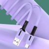 Дата кабель Usams US-SJ433 U51 Silicone USB to Type-C (1m) Фиолетовый (22854)