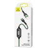 Дата кабель Usams US-SJ423 U48 Digital Display USB to Lightning (1.2m) Зелений (14072)