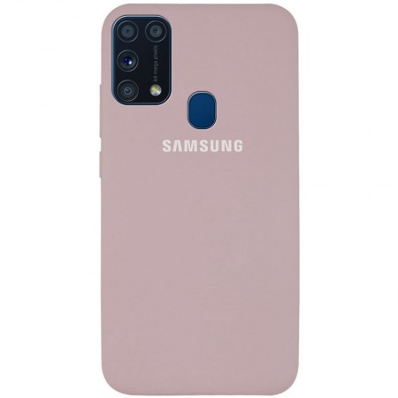 Чехол Silicone Cover Full Protective (AA) для Samsung Galaxy M31 Серый (18471)