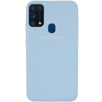 Чехол Silicone Cover Full Protective (AA) для Samsung Galaxy M31 Блакитний (5350)