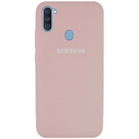 Чехол Silicone Cover Full Protective (AA) для Samsung Galaxy A11 / M11 Рожевий (29039)