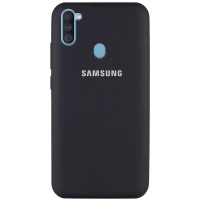 Чехол Silicone Cover Full Protective (AA) для Samsung Galaxy A11 Чорний (5356)