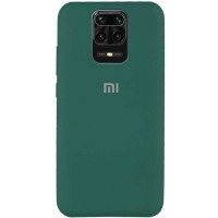Чехол Silicone Cover Full Protective (AA) для Xiaomi Redmi Note 9s / Note 9 Pro / Note 9 Pro Max Зелёный (18479)