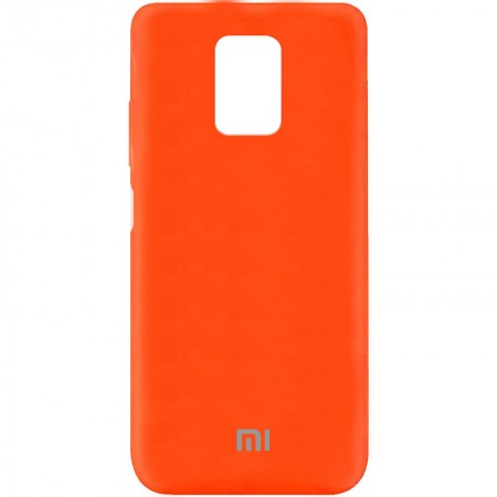 Чехол Silicone Cover Full Protective (AA) для Xiaomi Redmi Note 9s / Note 9 Pro / Note 9 Pro Max Оранжевый (18724)