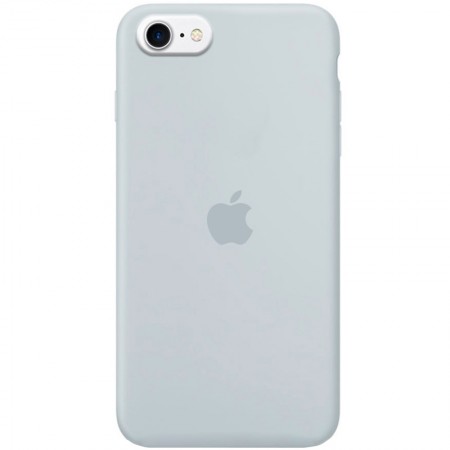 Чехол Silicone Case Full Protective (AA) для Apple iPhone SE (2020) Блакитний (21147)