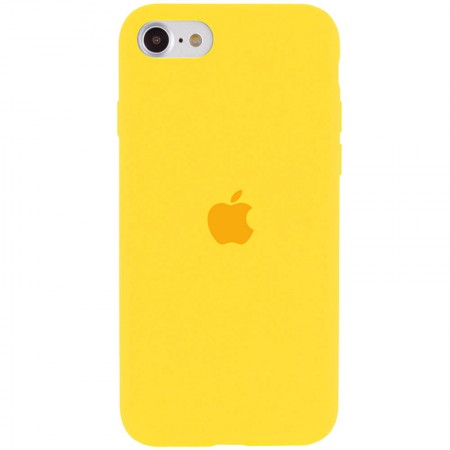 Чехол Silicone Case Full Protective (AA) для Apple iPhone SE (2020) Желтый (17332)