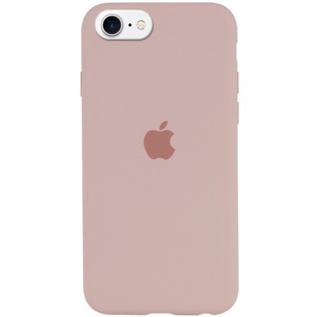 Чехол Silicone Case Full Protective (AA) для Apple iPhone SE (2020) Розовый (5387)