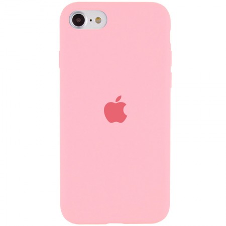 Чехол Silicone Case Full Protective (AA) для Apple iPhone SE (2020) Розовый (5388)