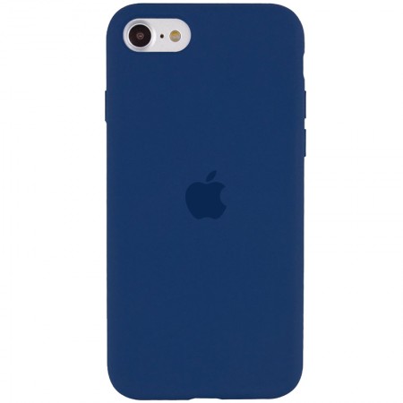 Чехол Silicone Case Full Protective (AA) для Apple iPhone SE (2020) Синий (5392)