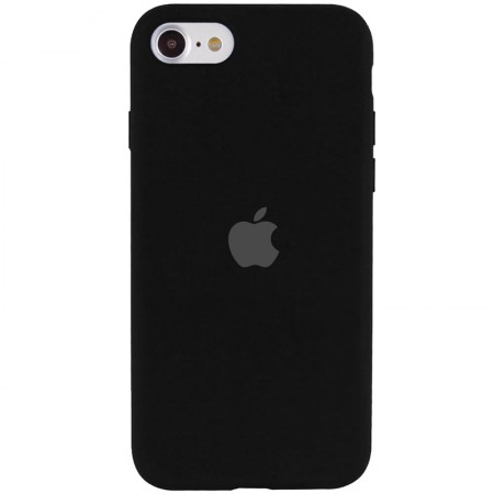 Чехол Silicone Case Full Protective (AA) для Apple iPhone SE (2020) Черный (5397)