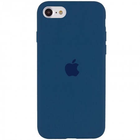 Чехол Silicone Case Full Protective (AA) для Apple iPhone SE (2020) Синий (5398)