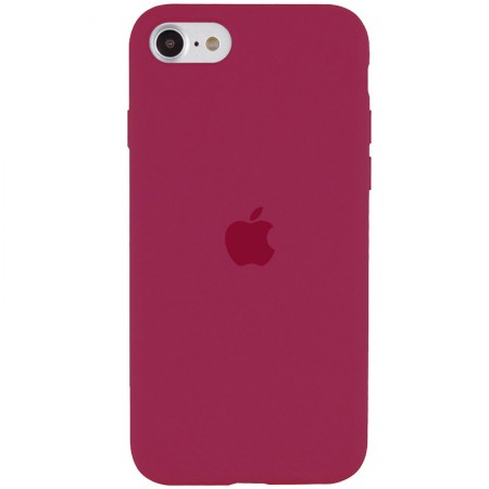 Чехол Silicone Case Full Protective (AA) для Apple iPhone SE (2020) Красный (5364)