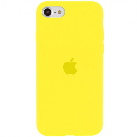 Чехол Silicone Case Full Protective (AA) для Apple iPhone SE (2020) Жовтий (23504)