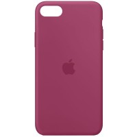 Чехол Silicone Case Full Protective (AA) для Apple iPhone SE (2020) Малиновий (5404)