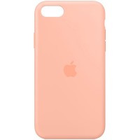 Чехол Silicone Case Full Protective (AA) для Apple iPhone SE (2020) Помаранчевий (5405)