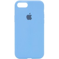 Чехол Silicone Case Full Protective (AA) для Apple iPhone SE (2020) Блакитний (17331)