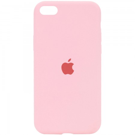 Чехол Silicone Case Full Protective (AA) для Apple iPhone SE (2020) Рожевий (5408)