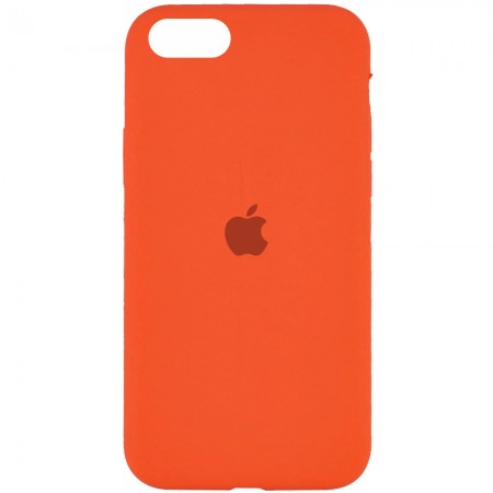 Чехол Silicone Case Full Protective (AA) для Apple iPhone SE (2020) Оранжевый (5411)