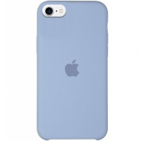 Чехол Silicone Case (AA) для Apple iPhone SE (2020) Блакитний (5417)