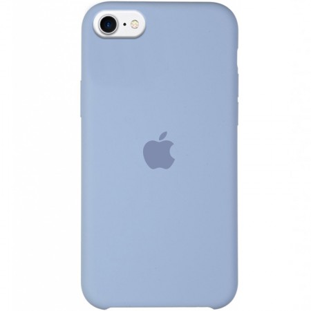 Чехол Silicone Case (AA) для Apple iPhone SE (2020) Голубой (5417)