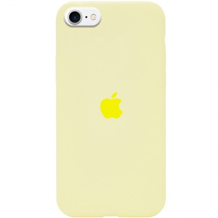 Чехол Silicone Case (AA) для Apple iPhone SE (2020) Желтый (5419)