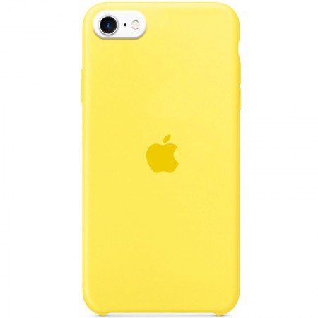 Чехол Silicone Case (AA) для Apple iPhone SE (2020) Желтый (5420)