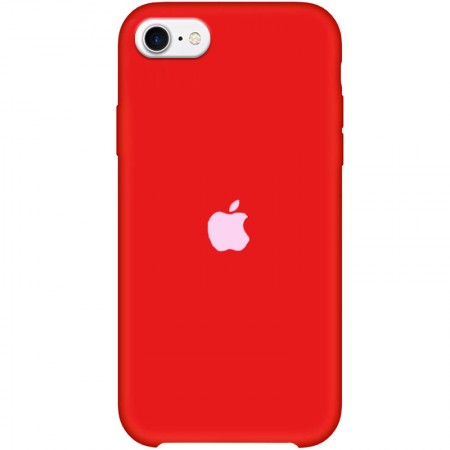 Чехол Silicone Case (AA) для Apple iPhone SE (2020) Красный (5424)