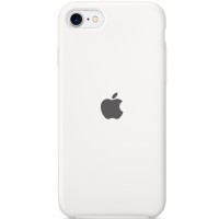 Чехол Silicone Case (AA) для Apple iPhone SE (2020) Белый (12507)