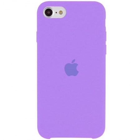 Чехол Silicone Case (AA) для Apple iPhone SE (2020) Сиреневый (5437)