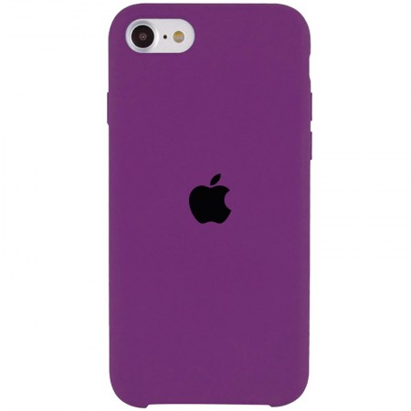 Чехол Silicone Case (AA) для Apple iPhone SE (2020) Фиолетовый (17193)
