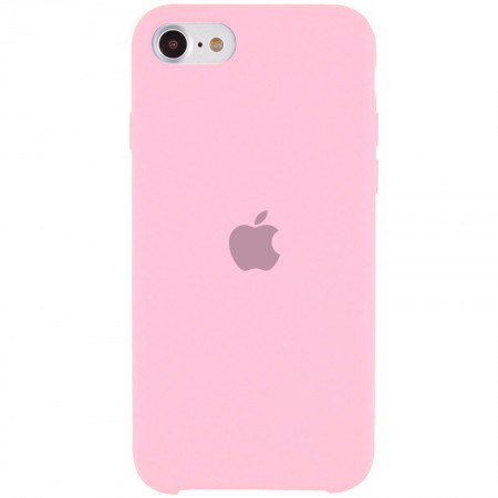 Чехол Silicone Case (AA) для Apple iPhone SE (2020) Розовый (12506)