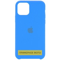 Чехол Silicone Case (AA) для Apple iPhone SE (2020) Голубой (5442)