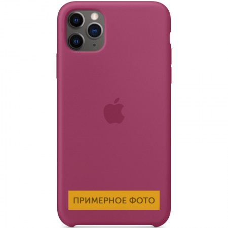 Чехол Silicone Case (AA) для Apple iPhone SE (2020) Малиновый (5447)