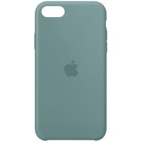 Чехол Silicone Case (AA) для Apple iPhone SE (2020) Зелений (5441)