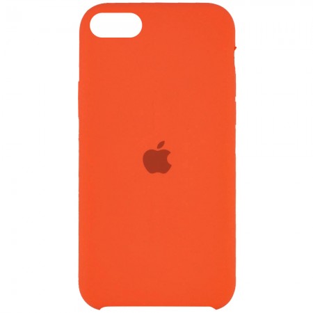 Чехол Silicone Case (AA) для Apple iPhone SE (2020) Помаранчевий (5454)
