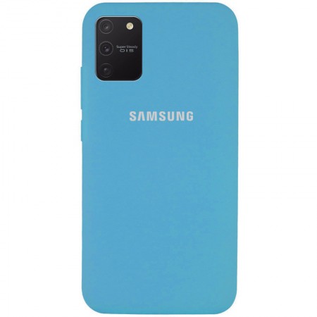 Чехол Silicone Cover Full Protective (AA) для Samsung Galaxy S10 Lite Голубой (17335)