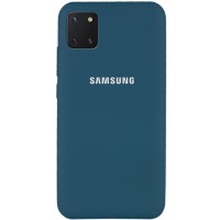 Чехол Silicone Cover Full Protective (AA) для Samsung Galaxy Note 10 Lite (A81) Синій (5472)