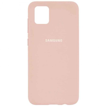 Чехол Silicone Cover Full Protective (AA) для Samsung Galaxy Note 10 Lite (A81) Розовый (5475)