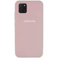 Чехол Silicone Cover Full Protective (AA) для Samsung Galaxy Note 10 Lite (A81) Рожевий (5473)