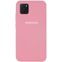 Чехол Silicone Cover Full Protective (AA) для Samsung Galaxy Note 10 Lite (A81) Рожевий (20635)